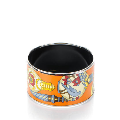 Hermes Enamel Printed Extra Wide Flacons Bracelet 65 2 of 5