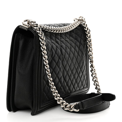 Chanel Caviar Quilted Large Boy Flap Black 3 of 15
