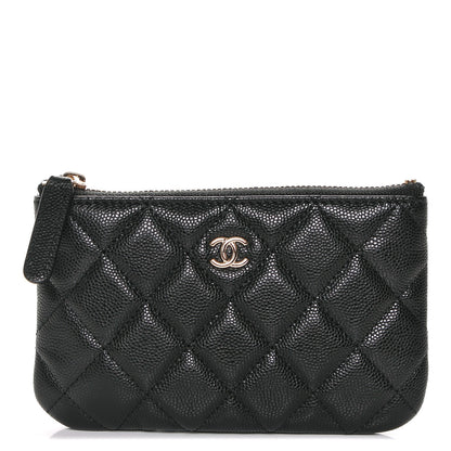 Chanel Caviar Quilted Small Cosmetic Case Black 1 of 7