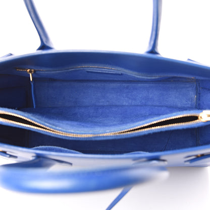 Saint Laurent Calfskin Large Sac De Jour Carryall Royal Blue 5 of 15