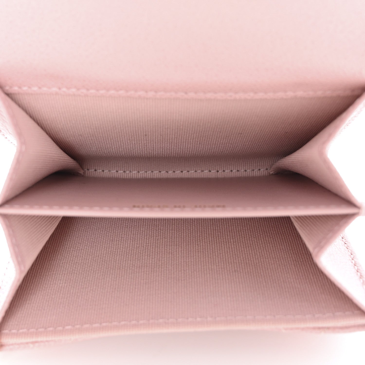 Chanel Caviar Quilted Studded CC Flap Card Holder Light Pink 5 of 9