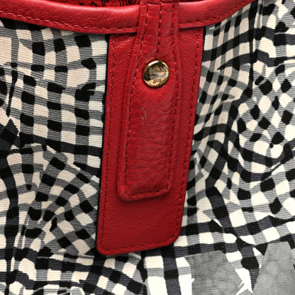 MCM Visetos Medium Liz Reversible Shopper Tote Ruby Red 20 of 22