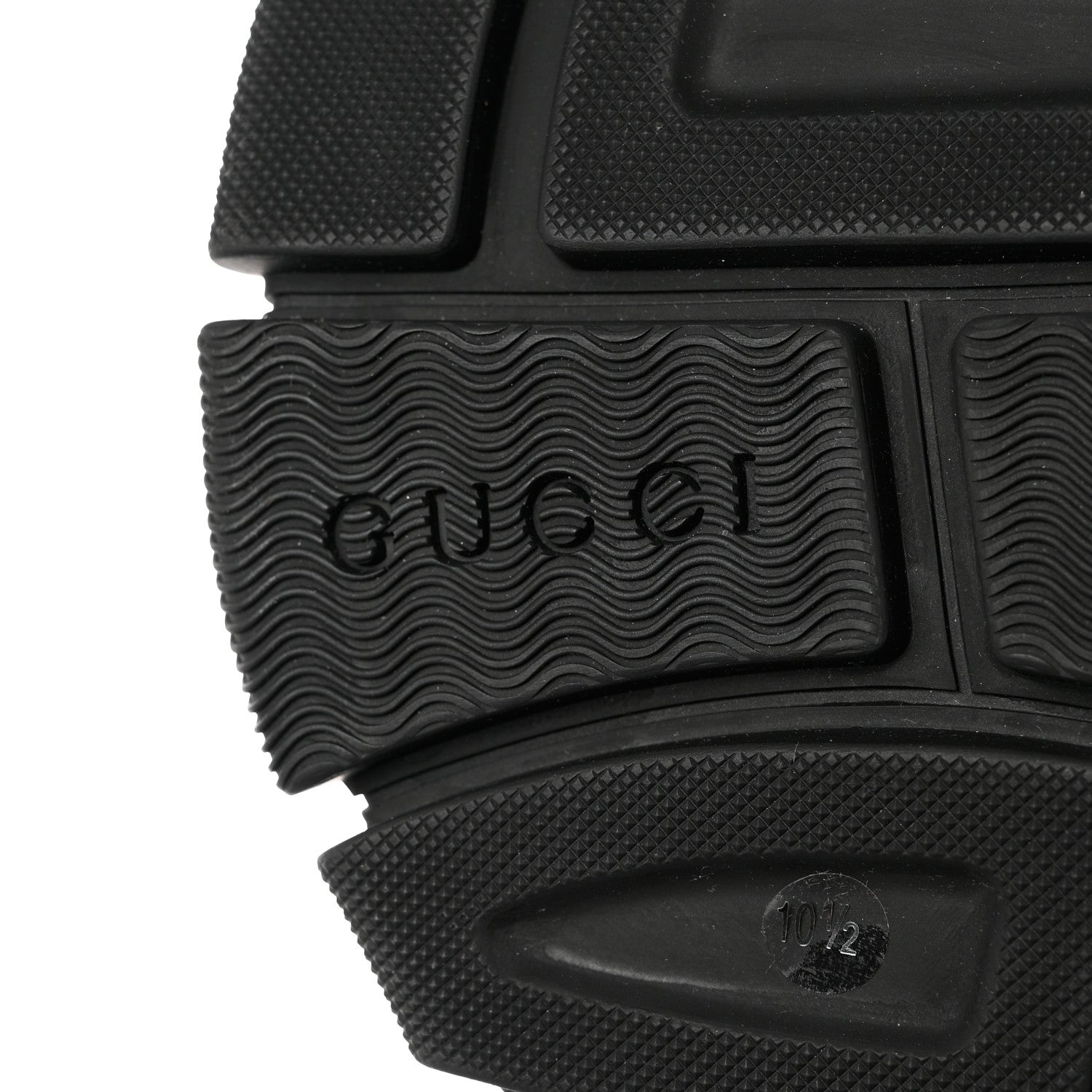 Gucci X SEGA Mesh Technical Canvas Calfskin Reflective Mens Flashtrek Sneakers 10.5 Silver Black 7 of 8