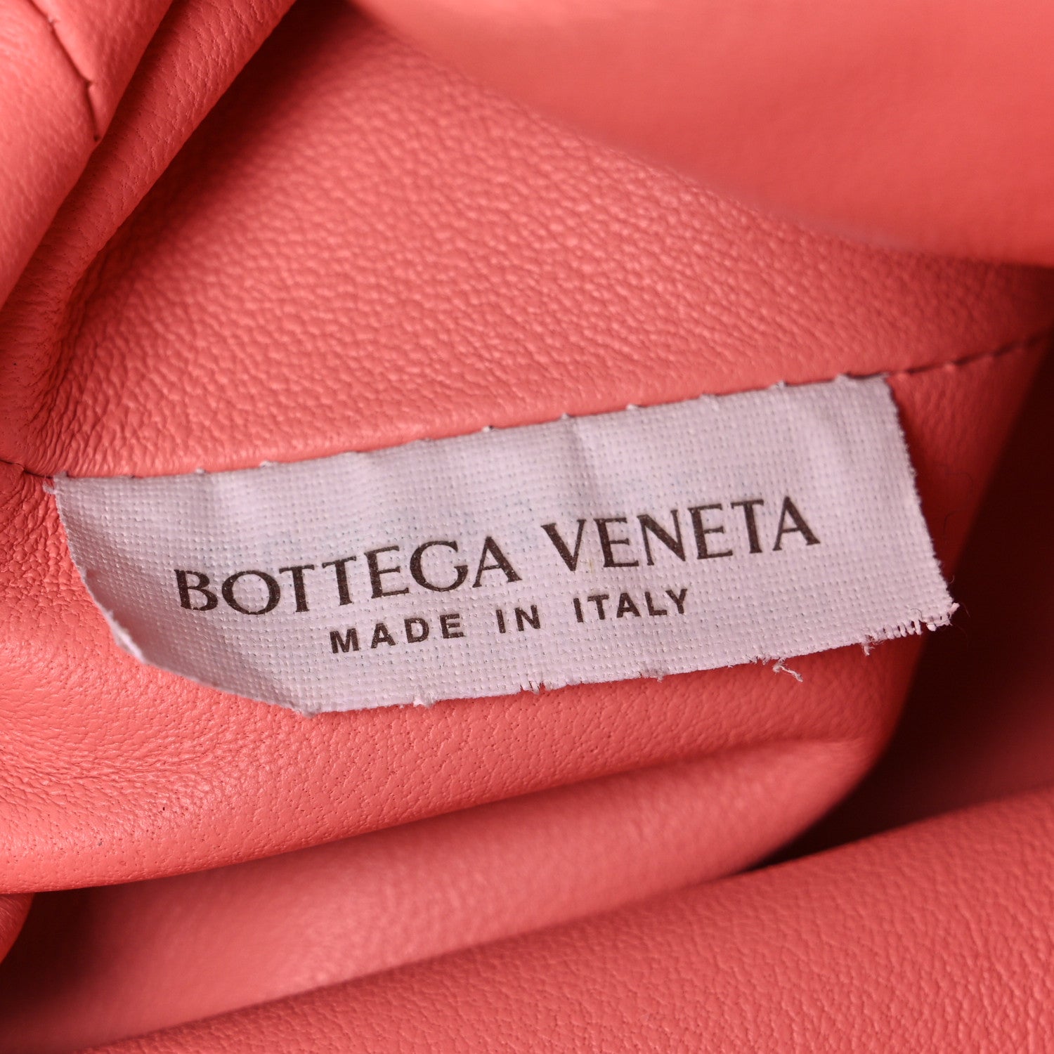 Bottega Veneta Nappa Maxi Intrecciato The Pouch Oversized Clutch Peach 7 of 11