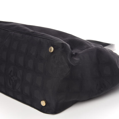 Chanel Nylon Large Travel Tote Black 6 of 9