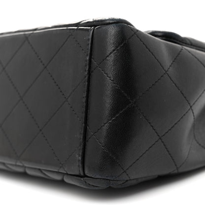 Chanel Lambskin Quilted Maxi Single Flap Black 10 of 12