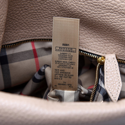 Burberry Grainy Calfskin Medium Cale Hobo Light Nude 9 of 12