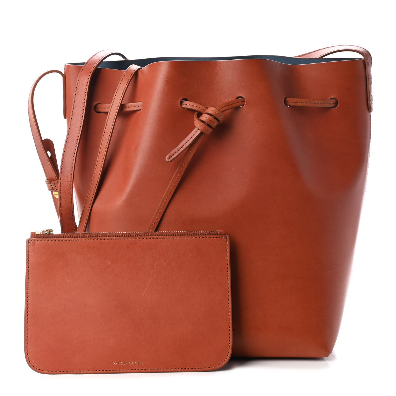 Mansur Gavriel Calfskin Bucket Bag Brandy 1 of 8