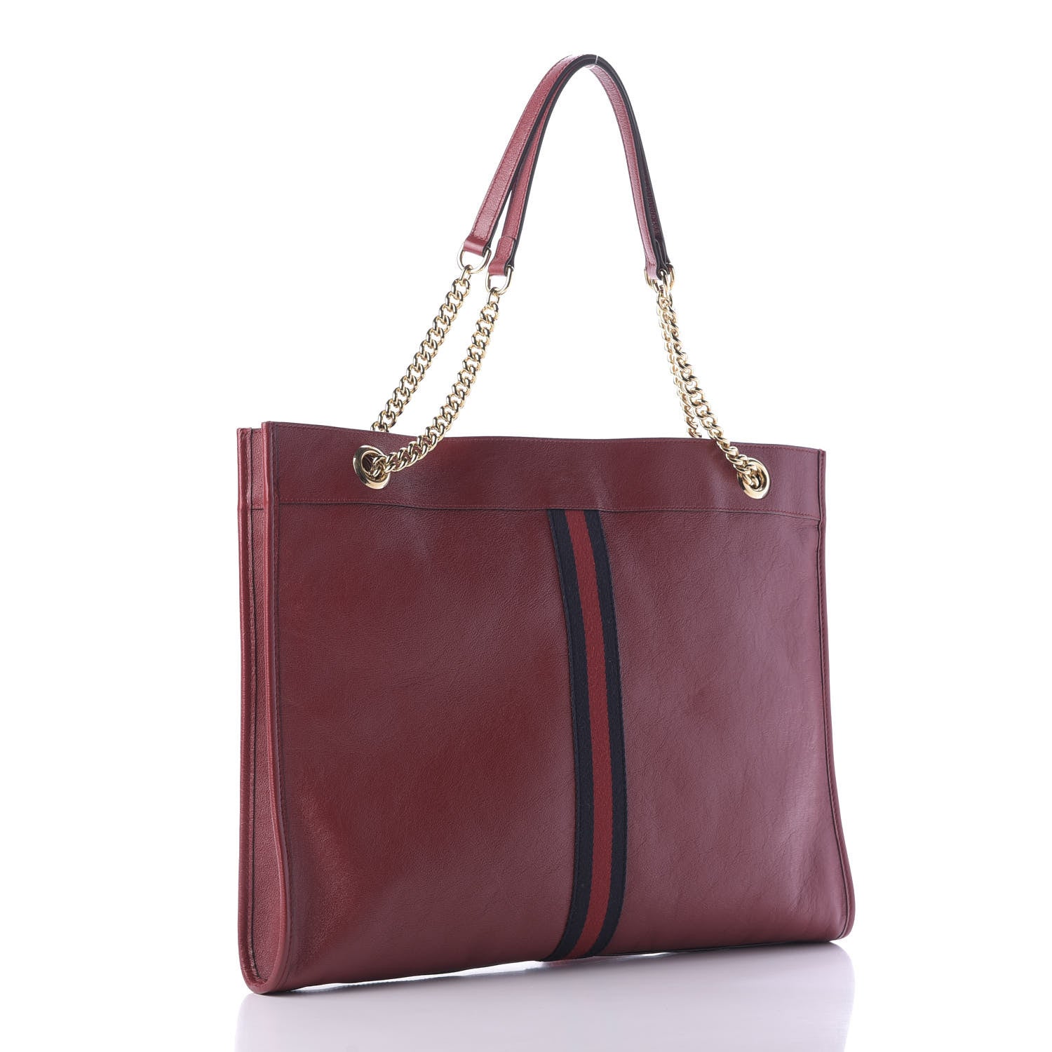 Gucci Calfskin Large Rajah Chain Tote Romantic Cherry 3 of 9