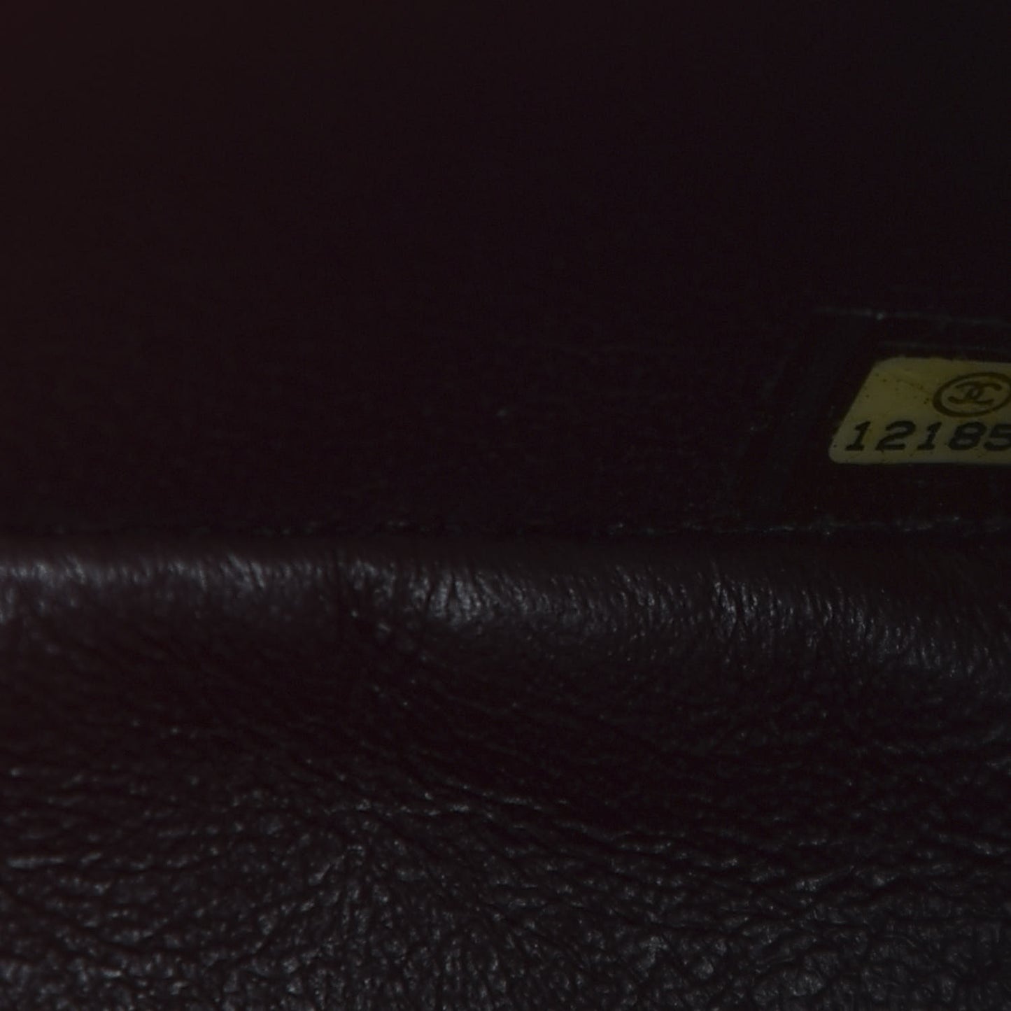 Lambskin Quilted Jumbo Single Flap Black