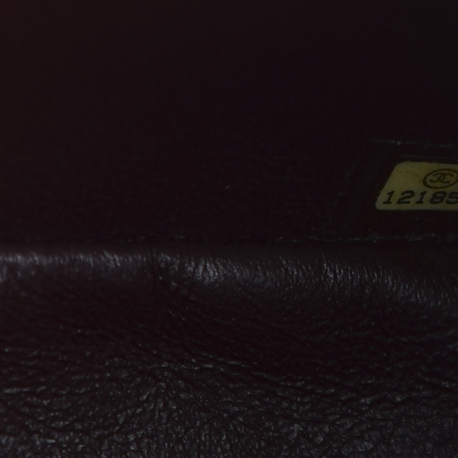 Chanel Lambskin Quilted Jumbo Single Flap Black 9 of 10
