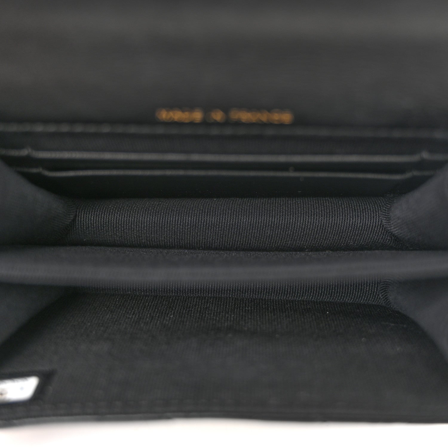 Chanel Lambskin Quilted Chain Top Handle Clutch With Chain Black 5 of 14