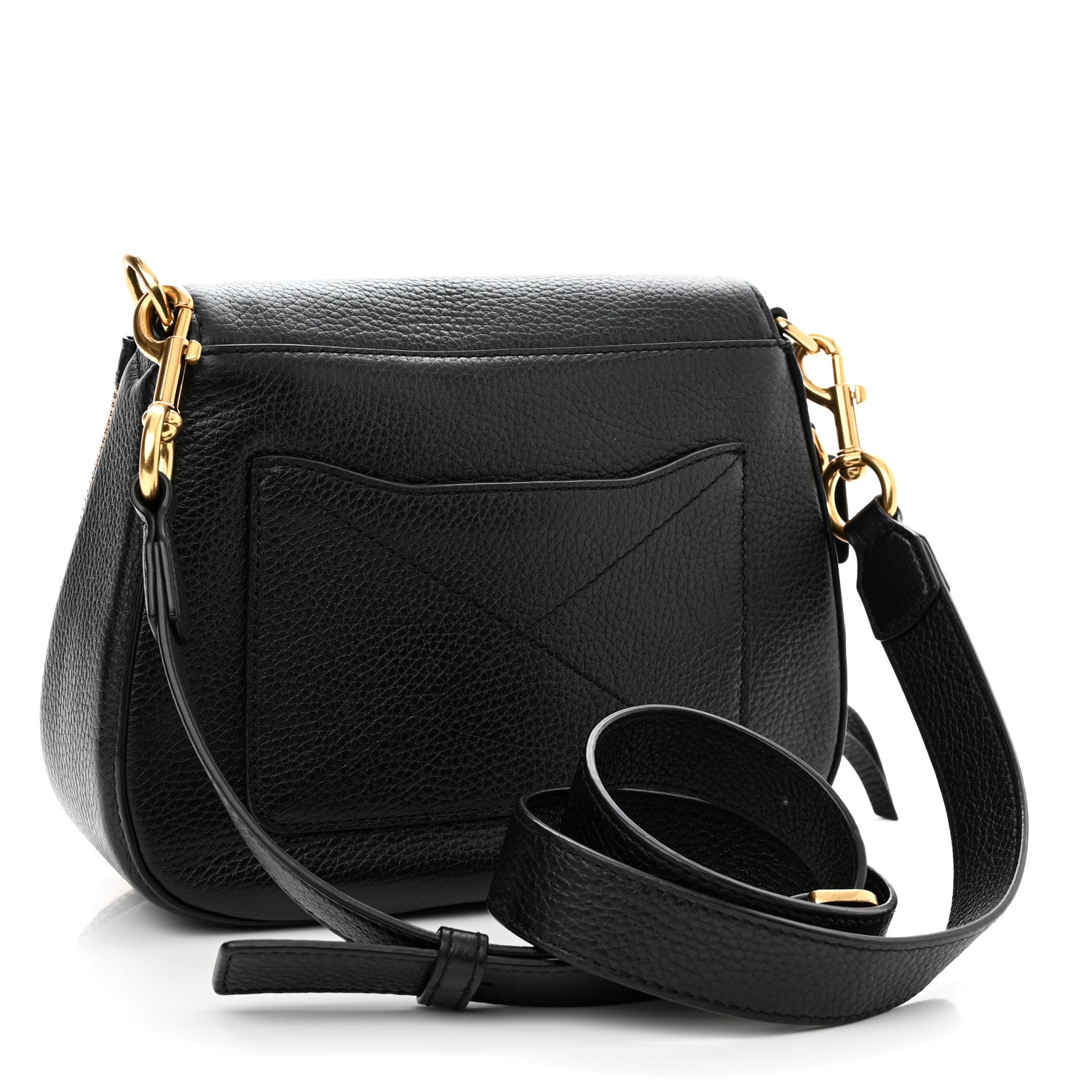 Marc Jacobs Pebbled Calfskin Recruit Nomad Crossbody Black 3 of 10