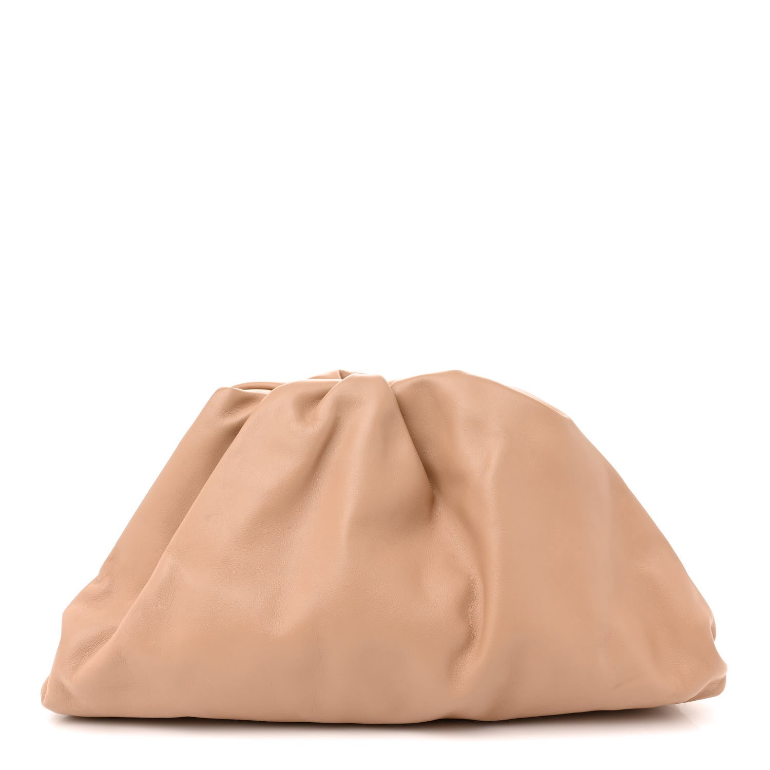 Bottega Veneta Smooth Butter Calf The Pouch Oversized Clutch Nude 1 of 13