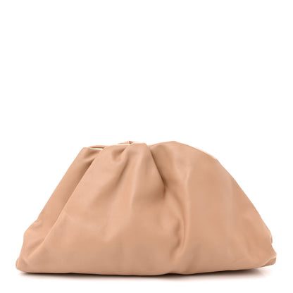 Bottega Veneta Smooth Butter Calf The Pouch Oversized Clutch Nude 1 of 13
