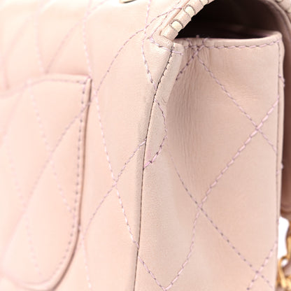 Chanel Lambskin Quilted Medium Single Flap Light Pink 12 of 14