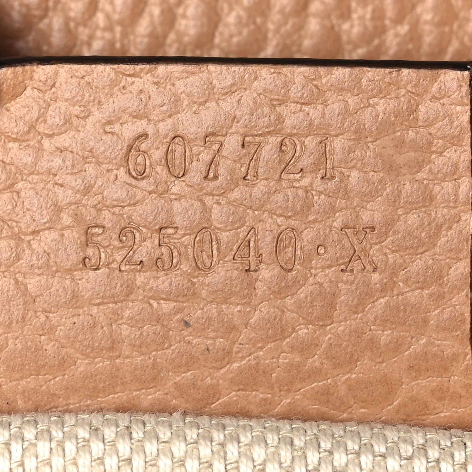 Gucci Dollar Calfskin Large Soho Top Handle Satchel Camelia 7 of 11