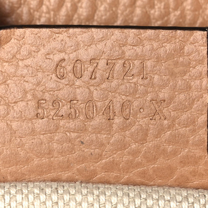 Gucci Dollar Calfskin Large Soho Top Handle Satchel Camelia 7 of 11