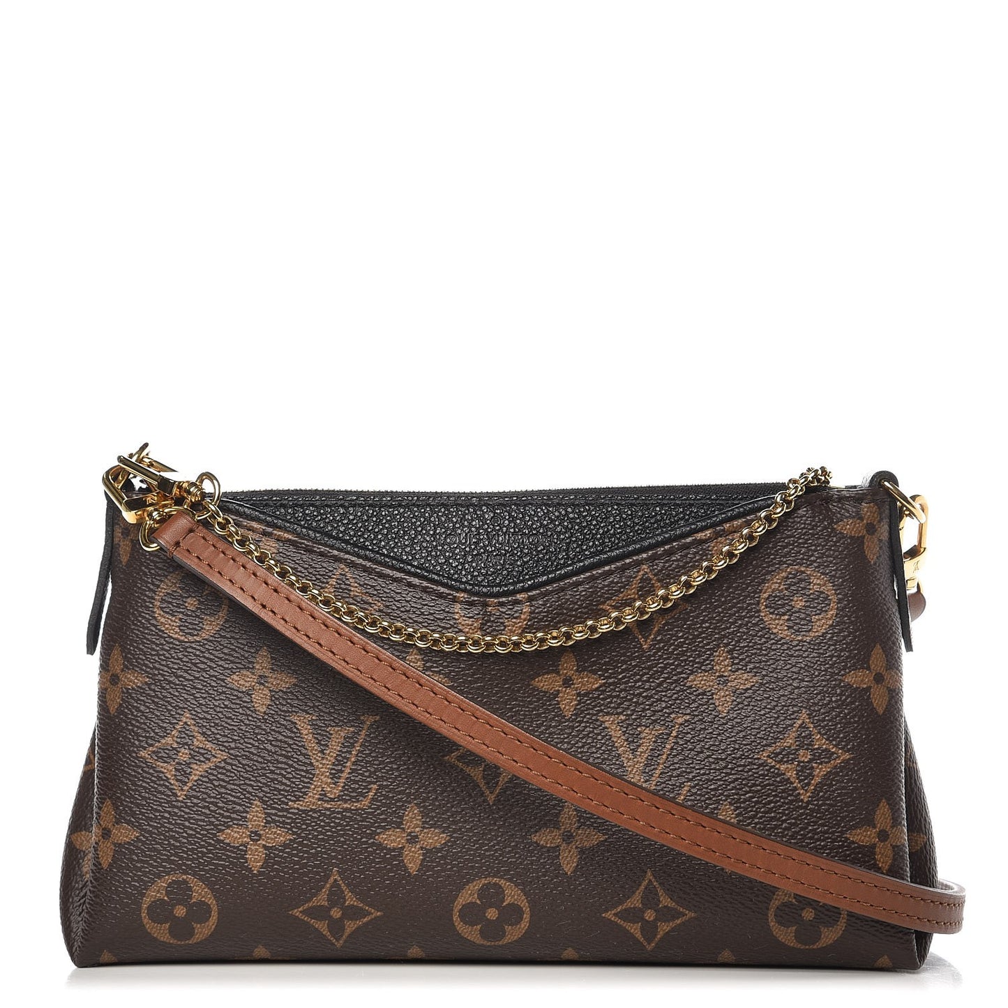 Monogram Pallas Clutch Black