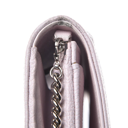 Christian Dior Grained Calfskin Diorama Croisiere Chain Wallet Pink 13 of 15