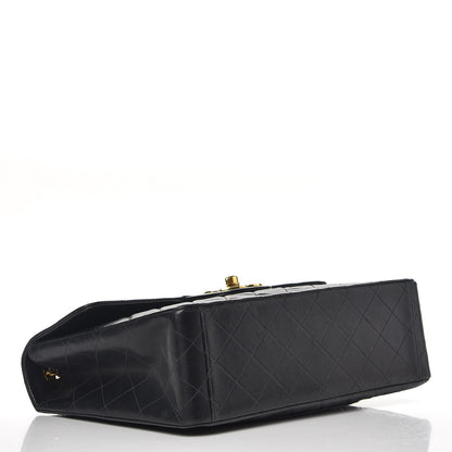 Chanel Lambskin Quilted XL Jumbo Single Flap Black 5 of 13