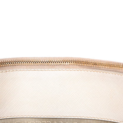 Prada Saffiano Large Galleria Double Zip Tote Talco 10 of 23