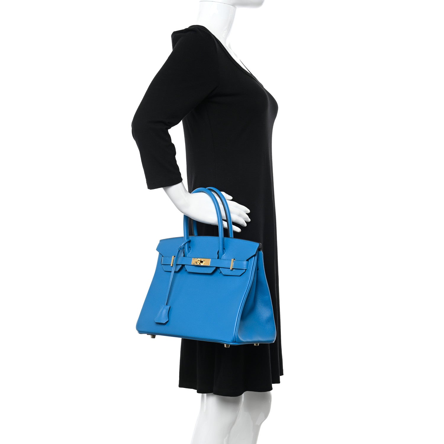 Hermes Epsom Birkin 30 Bleu Zanzibar 2 of 11