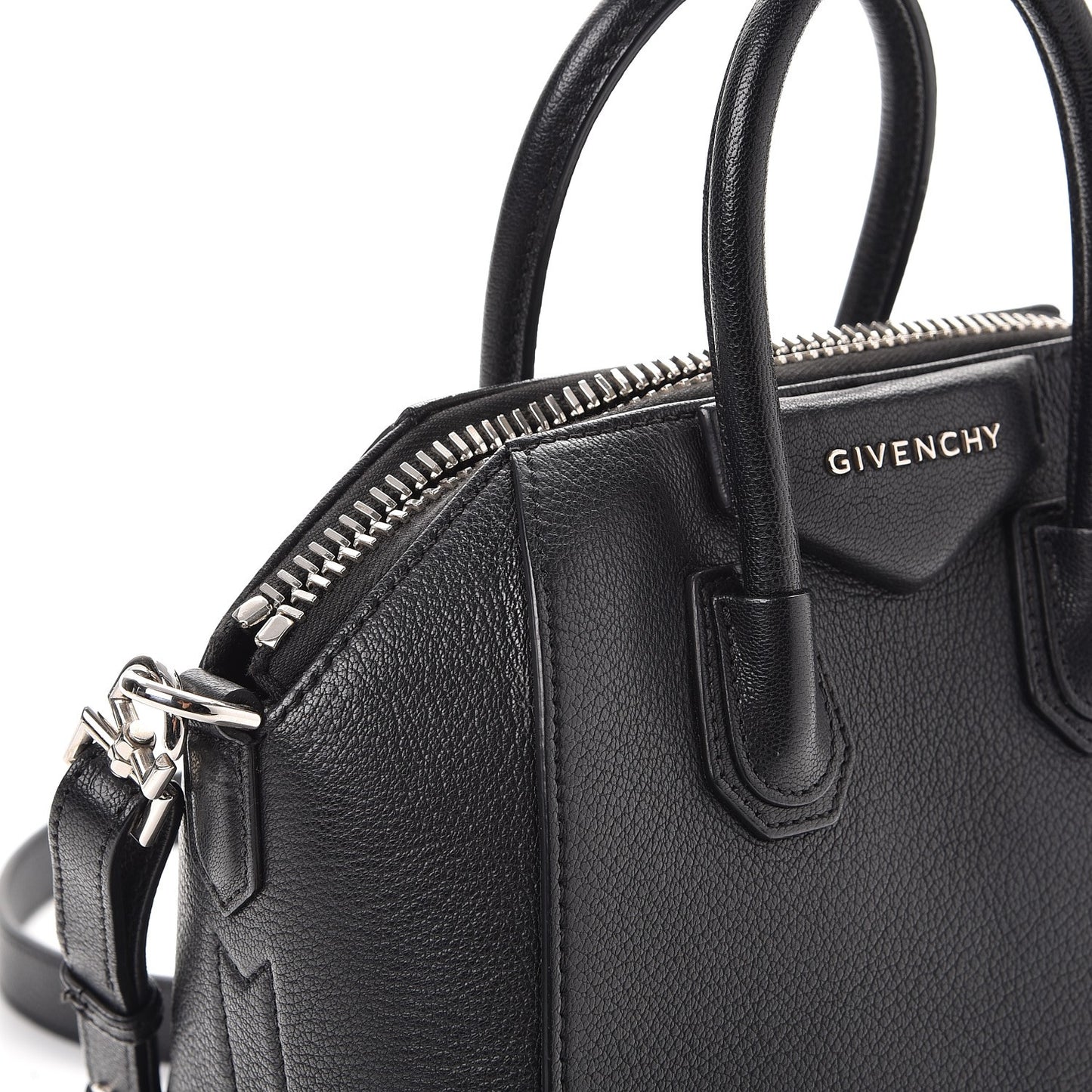 Sugar Goatskin Mini Antigona Black