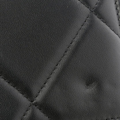 Chanel Lambskin Quilted Chanel 19 Wallet On Chain WOC Black 27 of 29