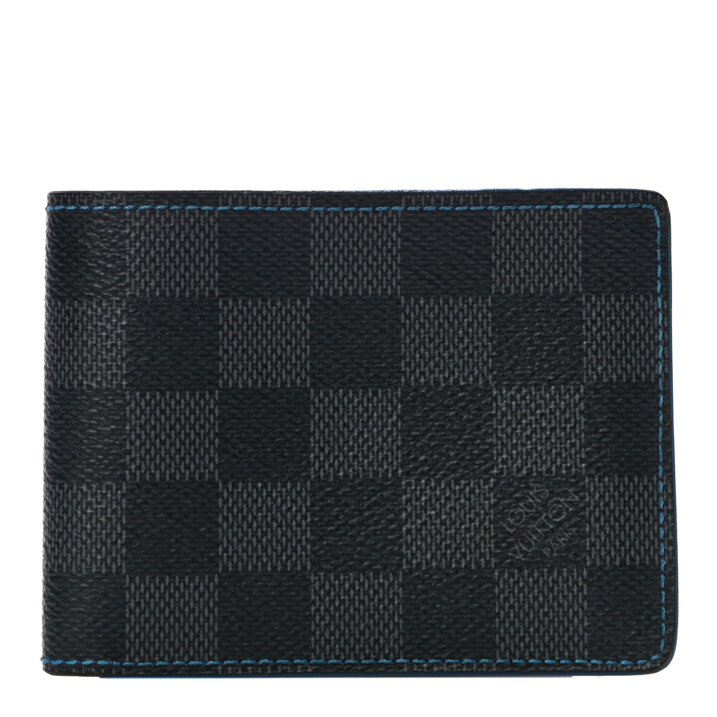 Damier Graphite Slender Wallet Blue