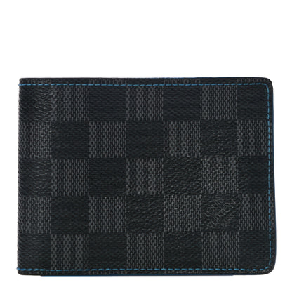 Louis Vuitton Damier Graphite Slender Wallet Blue 1 of 10