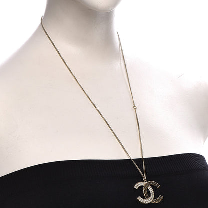 Chanel Baguette Crystal CC Necklace Gold 2 of 6