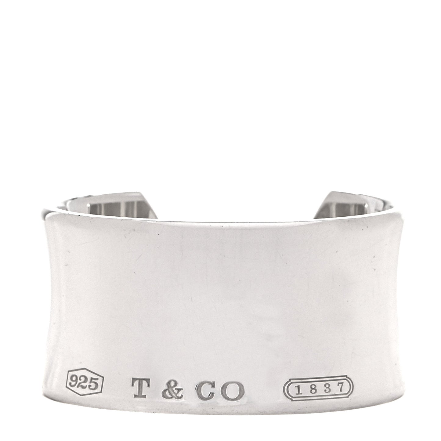 Sterling Silver Wide 1837 Cuff Bracelet