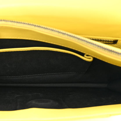 Bulgari Calfskin Serpenti Forever Shoulder Bag Yellow 7 of 11