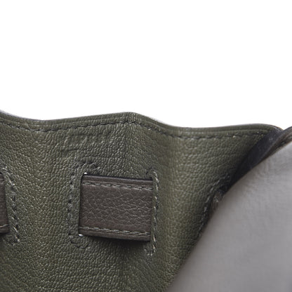 Hermes Evercolor Kelly Retourne 28 Vert De Gris 7 of 10