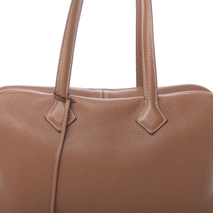 Hermes Taurillon Clemence Victoria II 35 Gold 9 of 11