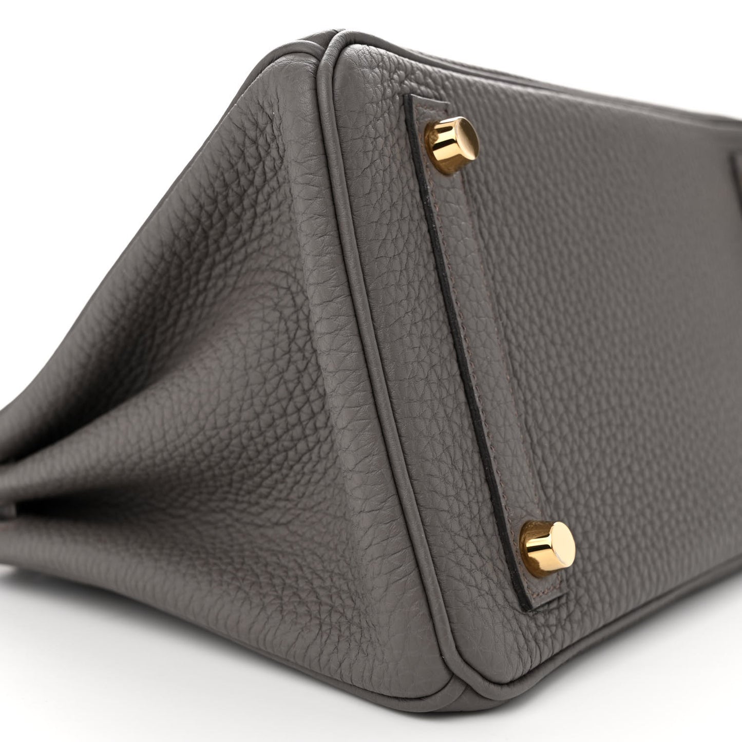 Togo Horseshoe Birkin 25 Etain Rose Extreme