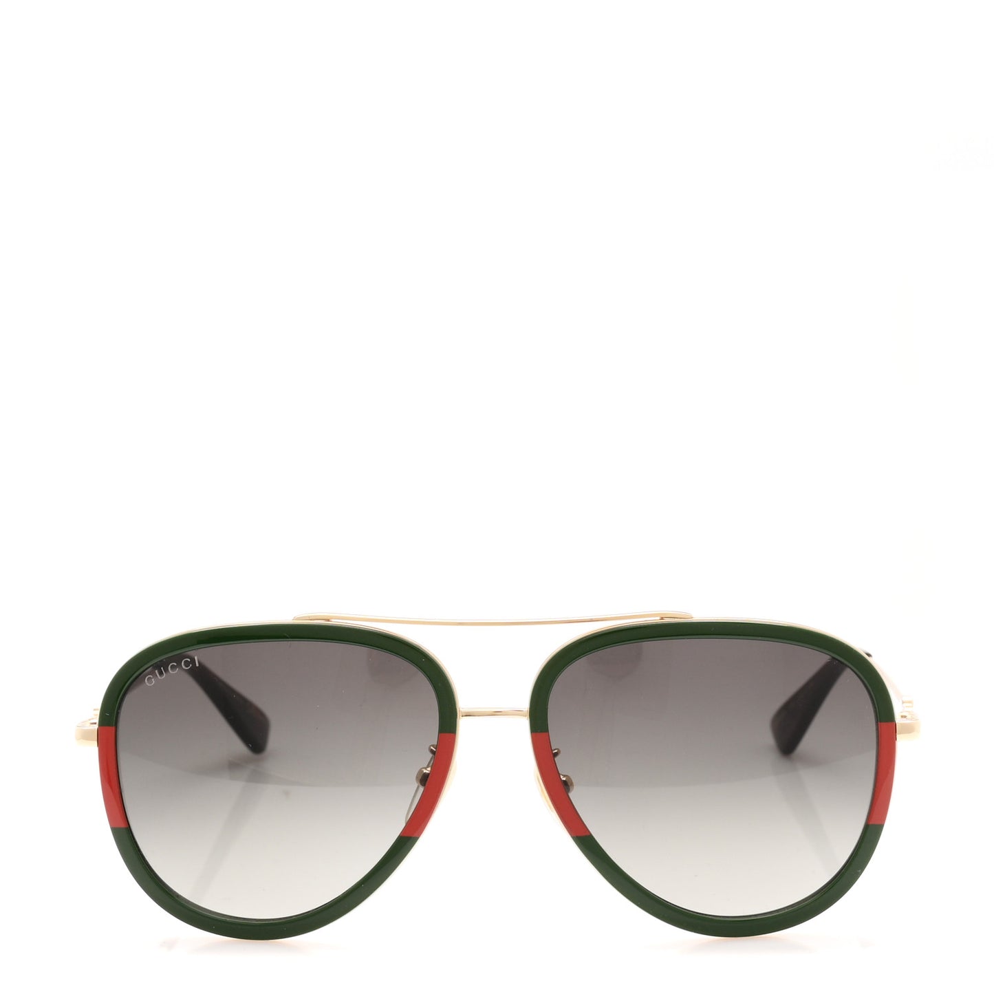 Metal Web Aviator Sunglasses GG0062S Green Red