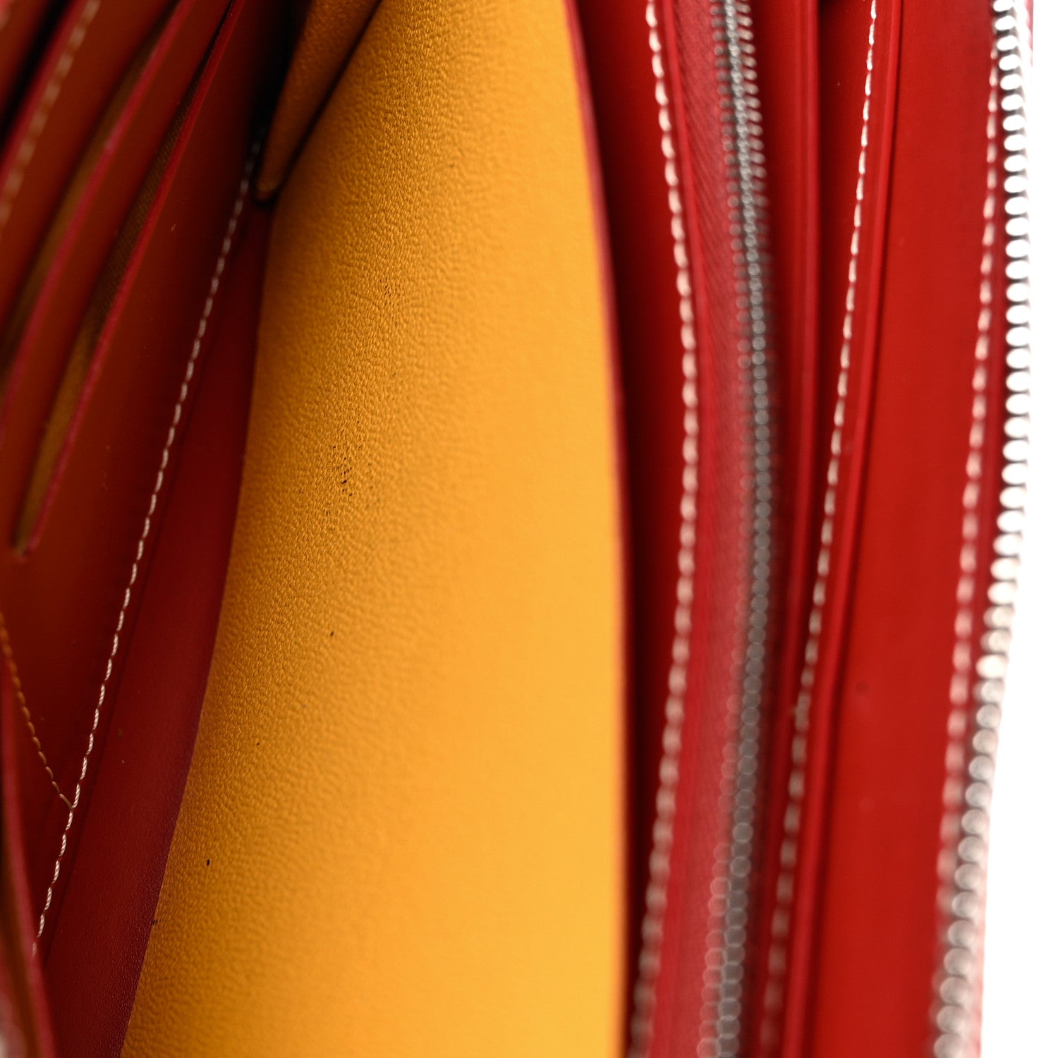 Goyard Goyardine Matignon Zip Around GM Wallet Red 7 of 8
