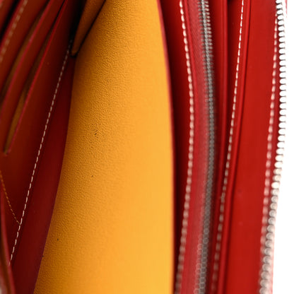 Goyard Goyardine Matignon Zip Around GM Wallet Red 7 of 8