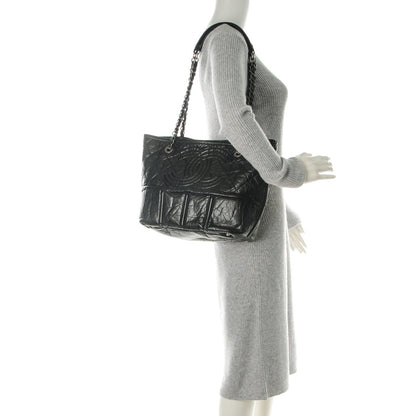 Chanel Calfskin Small Shopping In Moscow Tote Black 2 of 7