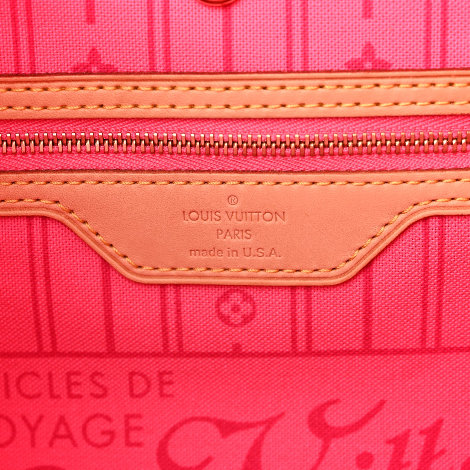 Louis Vuitton Monogram Roses Neverfull MM 6 of 9