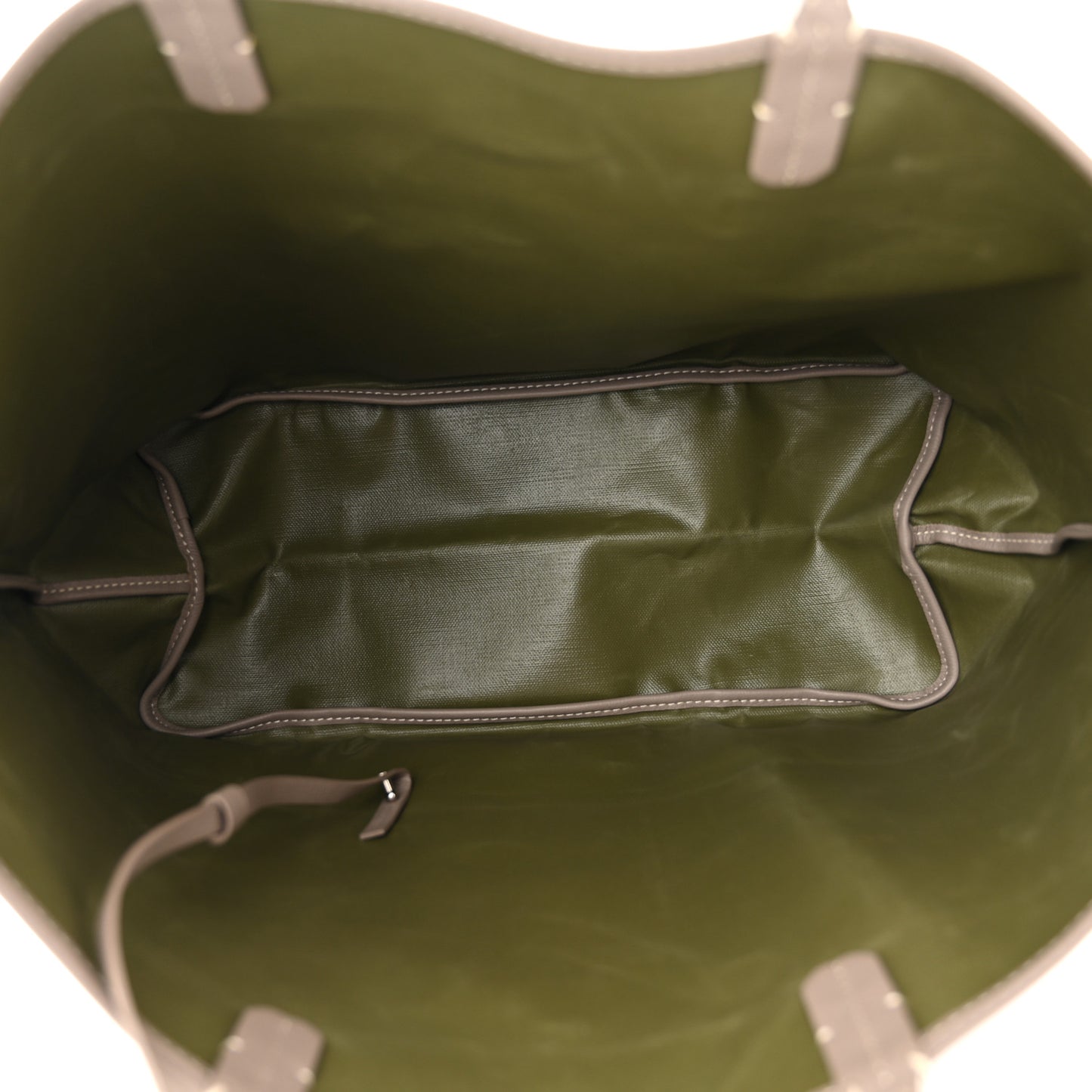 Goyardine Saint Louis Claire Voie PM Grege Khaki
