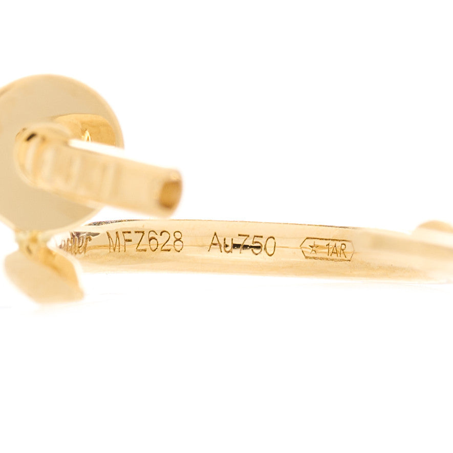 Cartier 18K Yellow Gold Juste Un Clou Single Hoop Earring 4 of 5