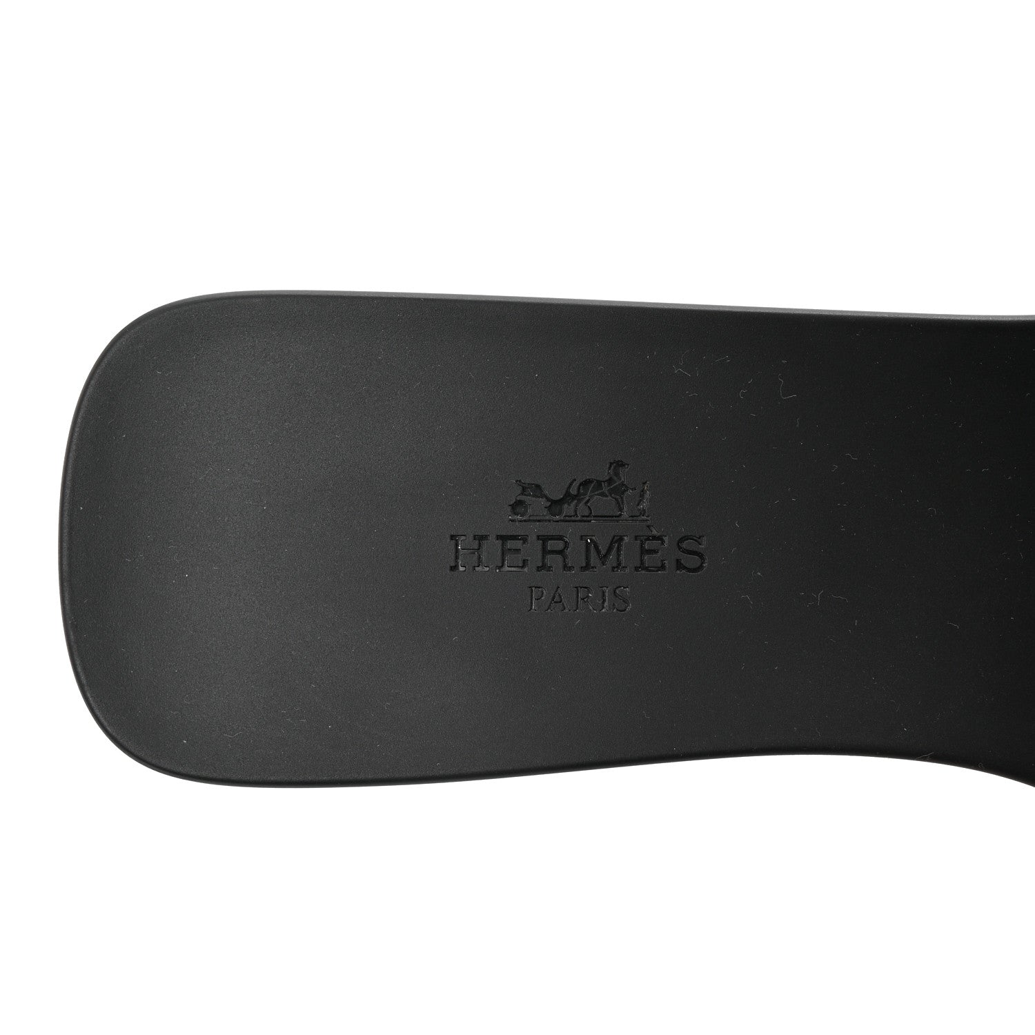 Hermes Rubber Aloha Sandals 38 Black 8 of 9