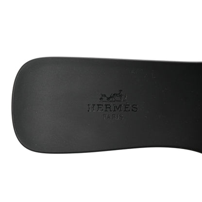 Hermes Rubber Aloha Sandals 38 Black 8 of 9