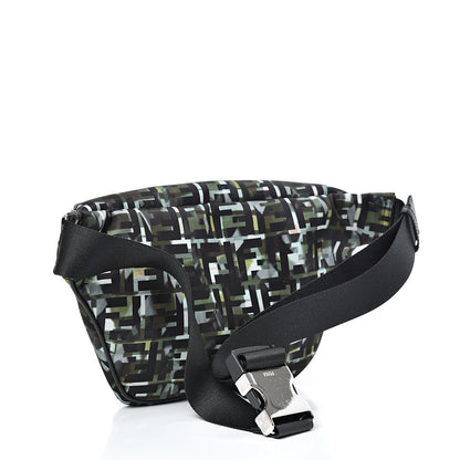 Fendi Nylon CamouFF Belt Bag Black Multicolor 2 of 9