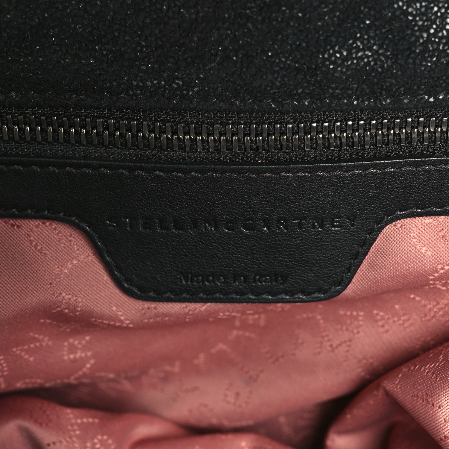 Stella McCartney Shaggy Deer Falabella Fold Over Tote Black 6 of 9