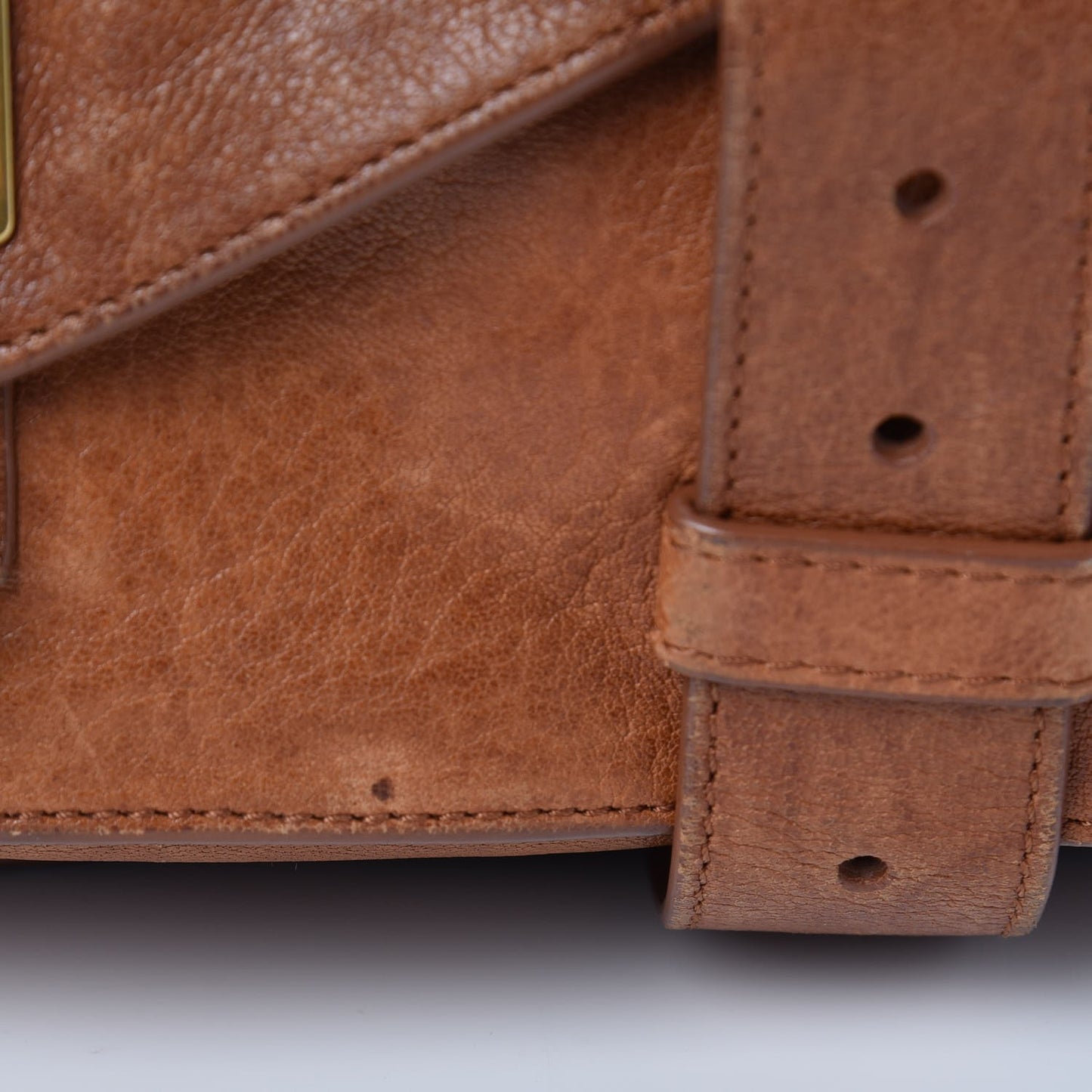 Lambskin Medium PS1 Satchel Saddle
