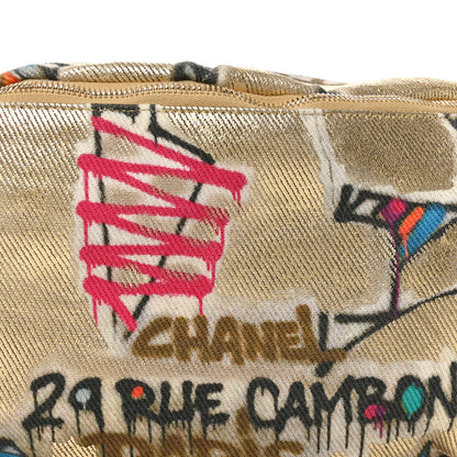 Chanel Graffiti Printed Canvas Street Spirit Waist Belt Bag Multicolor 8 of 10